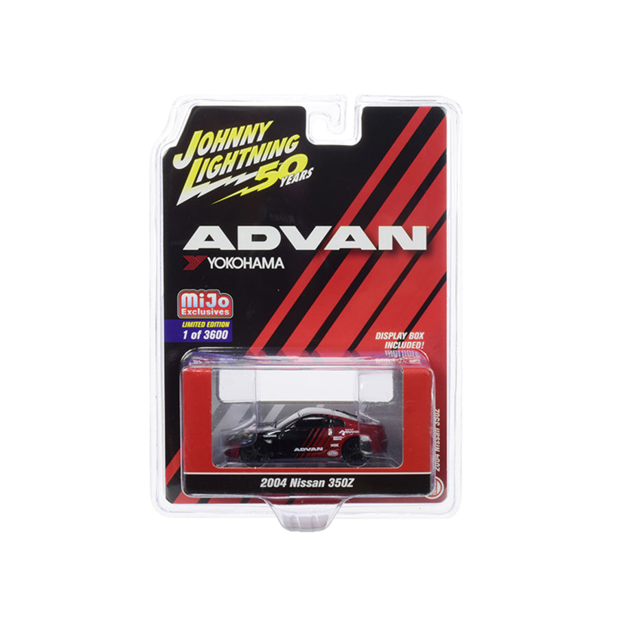 2004 Nissan 350z Advan Yokohama Johnny Lightning 50th Anniversary Limited Edition To 3,600 Pieces Worldwide 1/64 Diecast Model Car By Johnny Lightning Jlcp7241