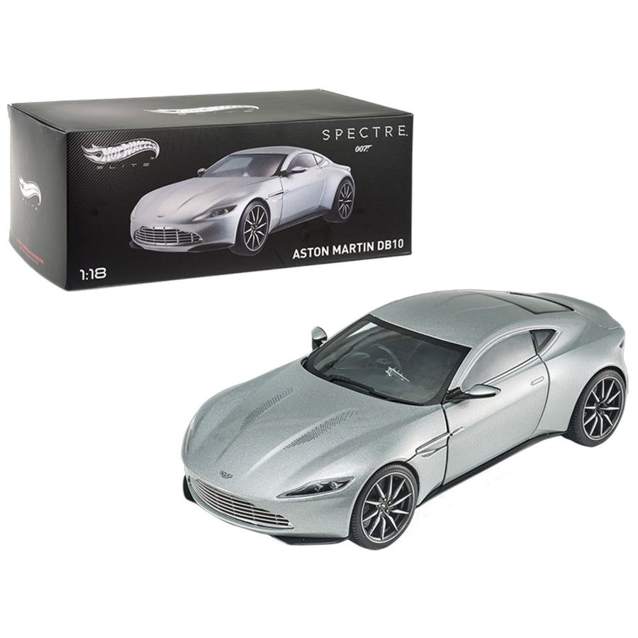 Elite Edition Aston Martin Db10 James Bond 007 From Spectre Movie 1/18 Diecast Model Car  By Hotwheels Cmc94