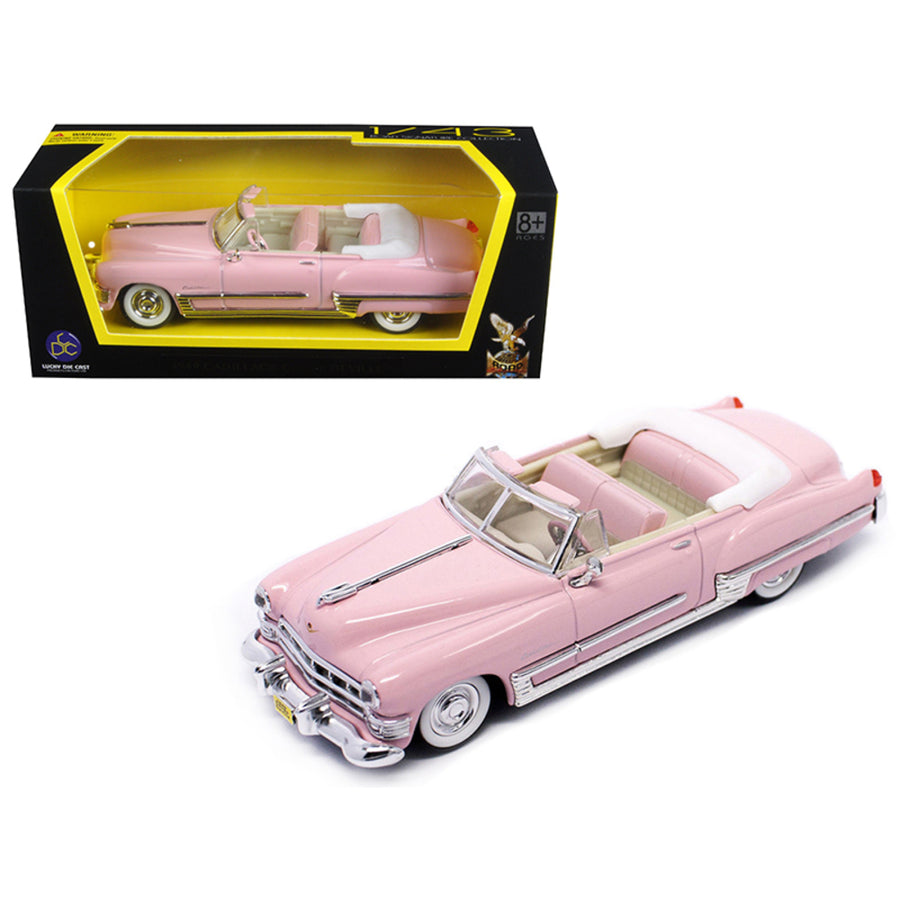 1949 Cadillac Coupe De Ville Pink 1/43 Diecast Model Car By Road Signature 94223pk