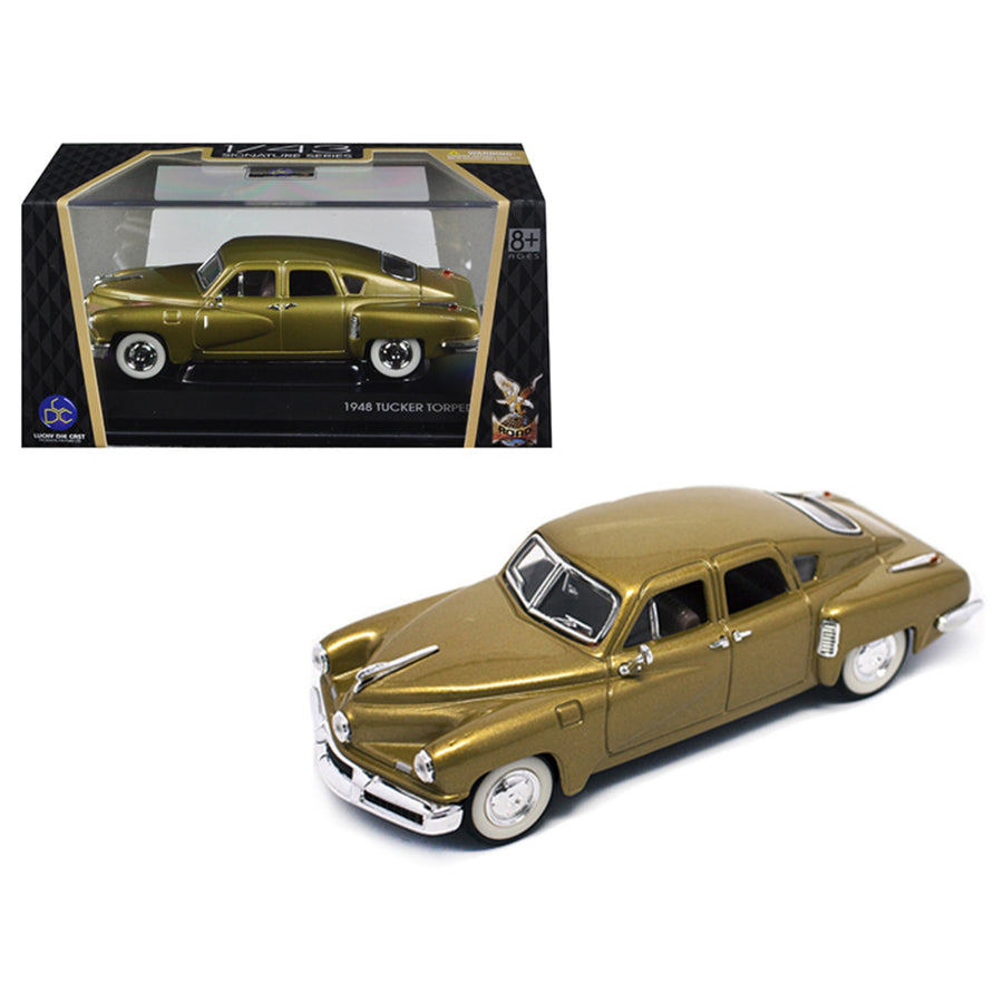 1948 Tucker Gold Signature Series 1/43 Diecast Model Car By Road Signature 43201gld
