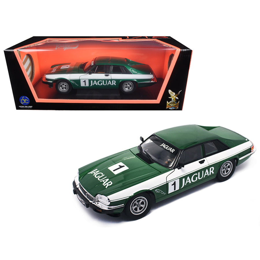 1975 Jaguar Xjs Coupe Racing Green #1 1/18 Diecast Model Car By Road Signature 92658rgrn
