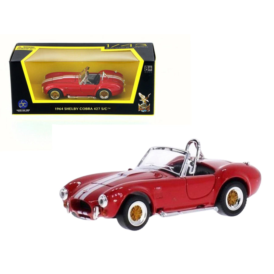 1964 Shelby Cobra 427 S/c Red 1/43 Diecast Model Car By Road Signature 94227r