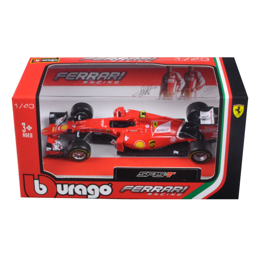 2015 Ferrari Racing Formula 1 Sf15 F1 Kimi Raikkonen #7 1/43 Diecast Model Car By Bburago 36802kr