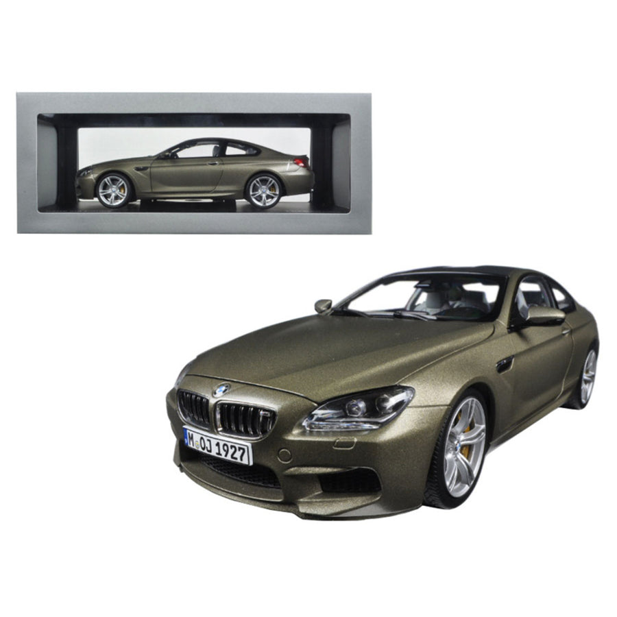 Bmw M6 F13m Coupe Frozen Bronze 1/18 Diecast Model Car By Paragon 97053
