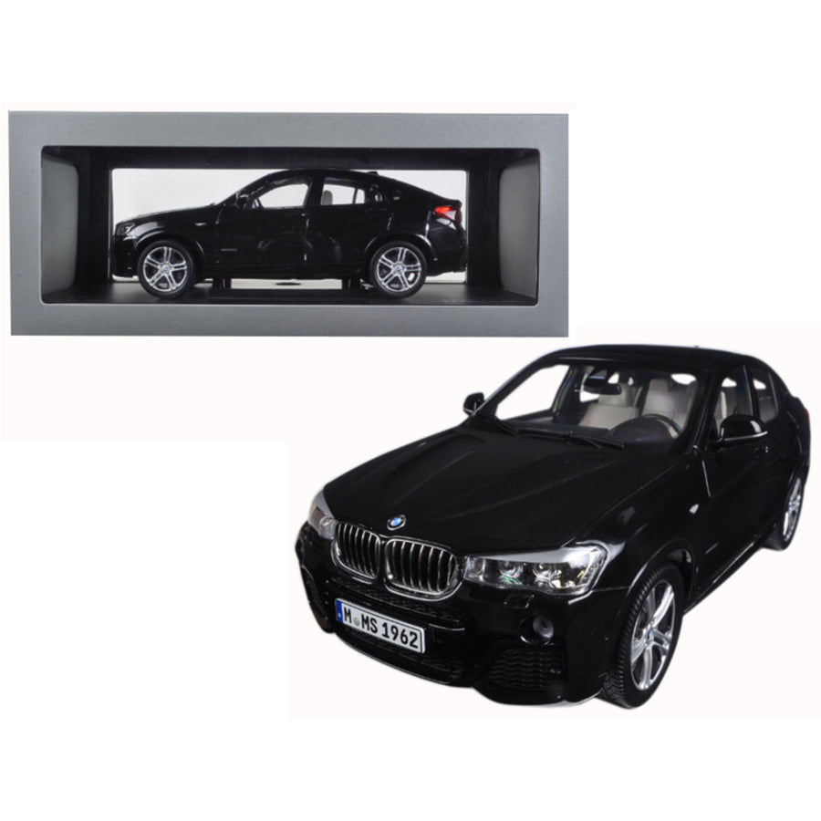 Bmw X4 (f26) Sapphire Black 1/18 Diecast Model Car By Paragon 97094