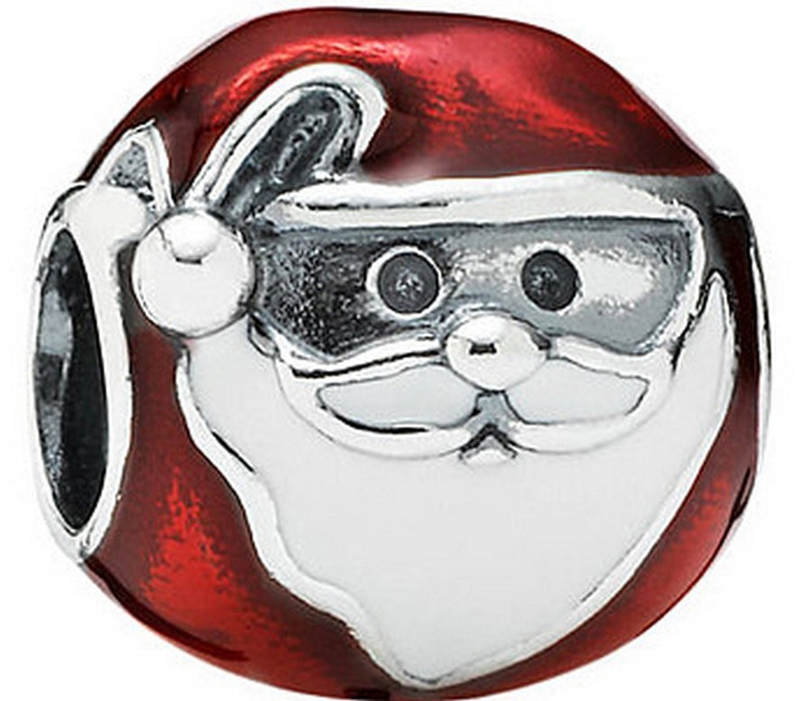 Pandora 791405enmx Jolly Father Christmas Charm Women's