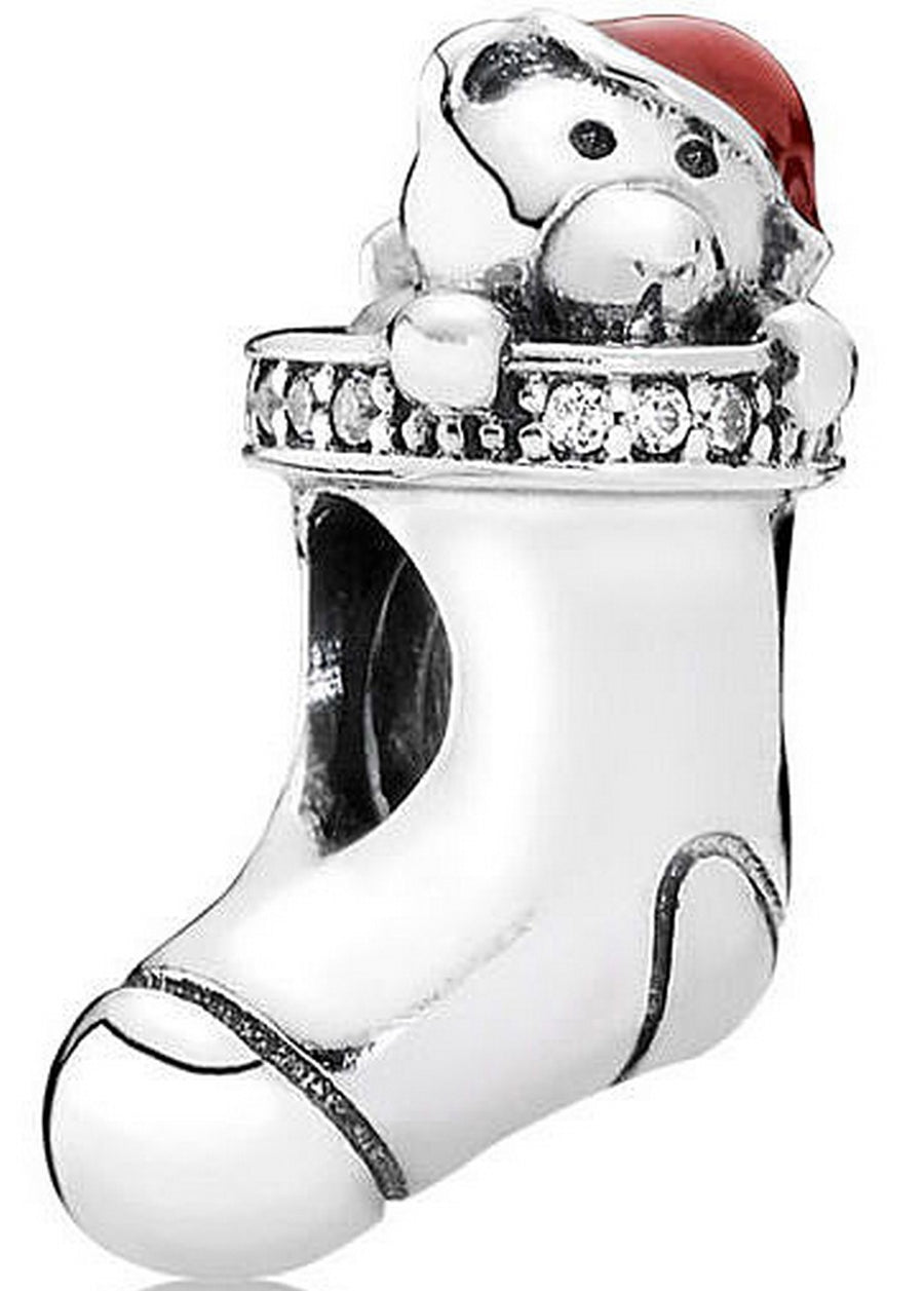 Pandora 791773cz Christmas Stocking Charm Women's