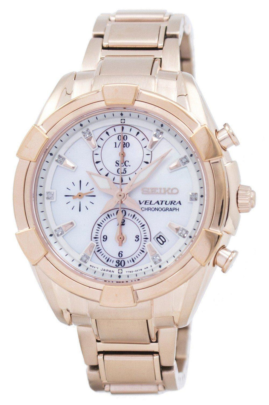 Seiko Velatura Chronograph Quartz Sndw10 Sndw10p1 Sndw10p Women's Watch