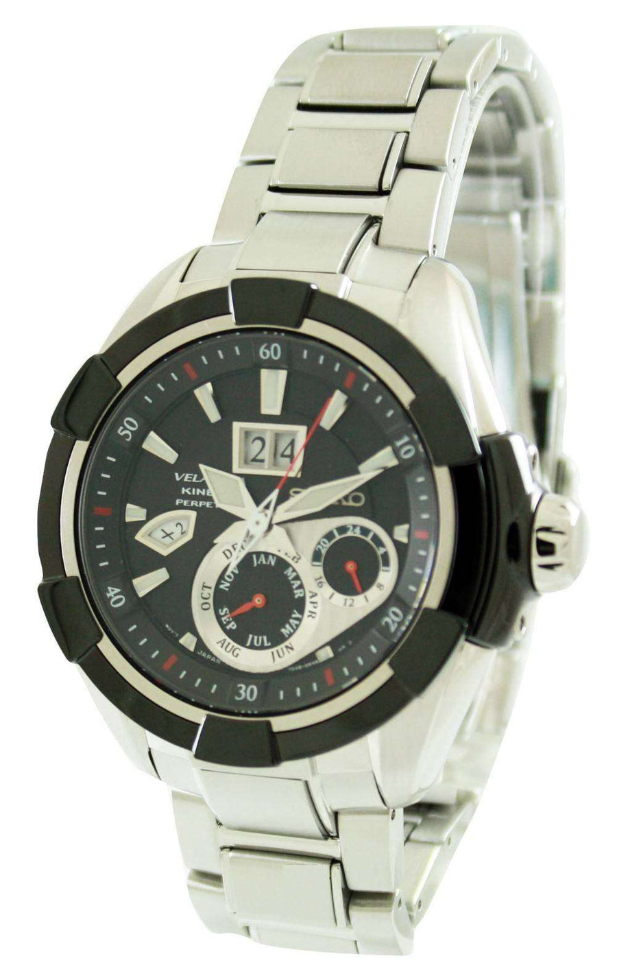Seiko Velatura Kinetic Perpetual Snp101 Snp101p1 Snp101p Men's Watch