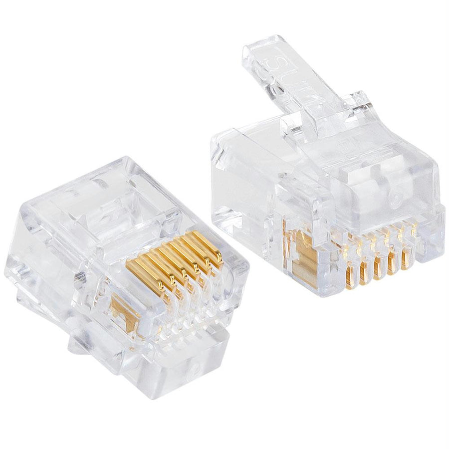 Platinum Tools 100026c Ez-rj12/11 Connectors, 50 Pc. Clamshell