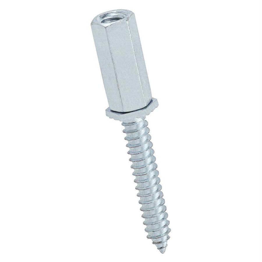 Platinum Tools Jh950 Threaded Rod 1/4-20 Male Coupler W/ 1 1/2inch Sharp Point Screw