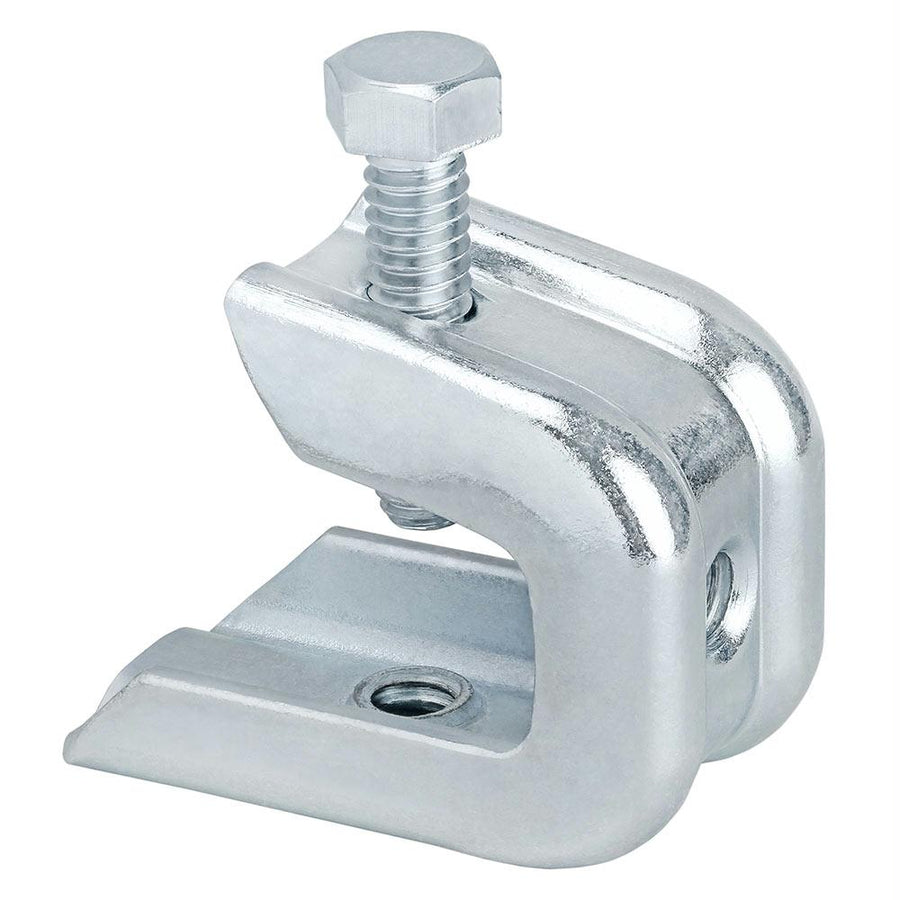 Platinum Tools Jh965-50 Pressed Beam Clamp For 1/2inch Flanges, 1/4-20 Threaded Rod