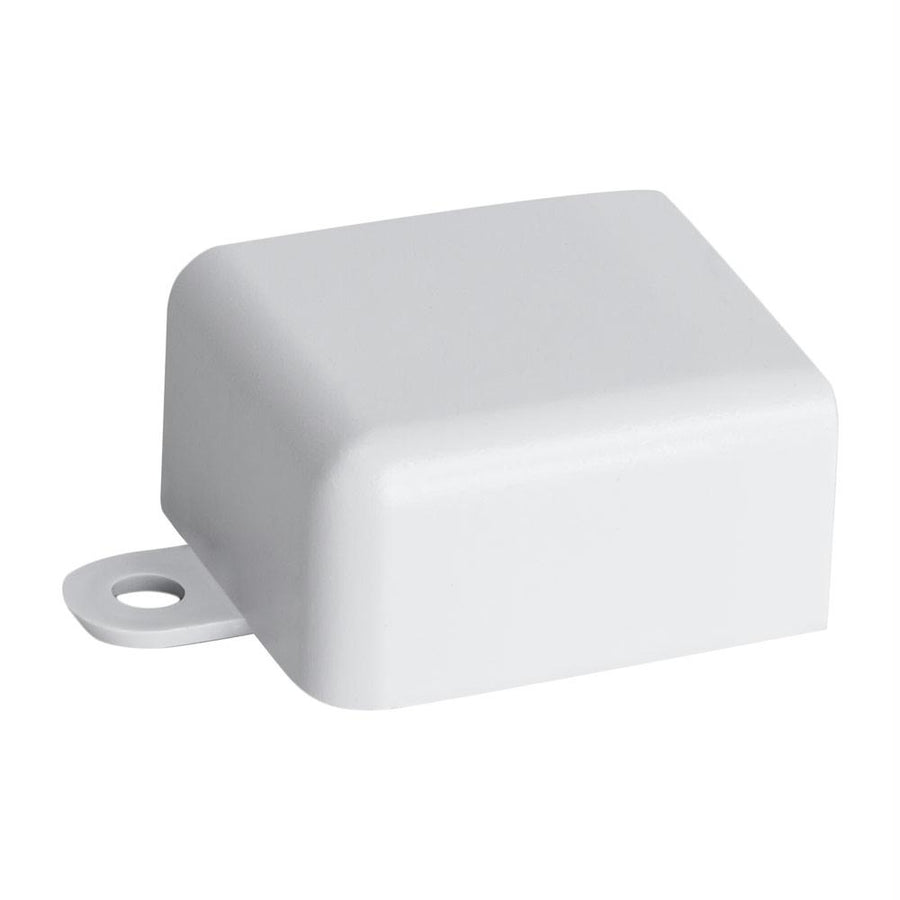 Wire Trak End Cap For Raceway Pvc White, 1inch W X 1/2inch H