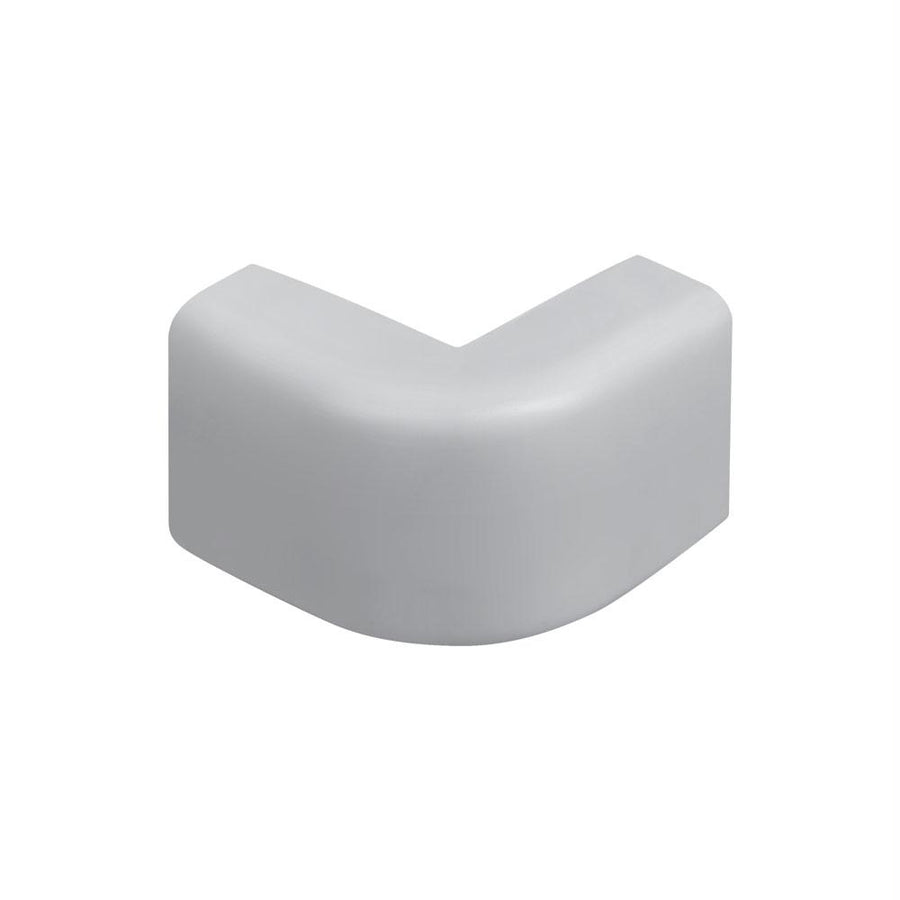 Wire Trak Outside Corner For Raceway Pvc White, 1inch W X 1/2inch H
