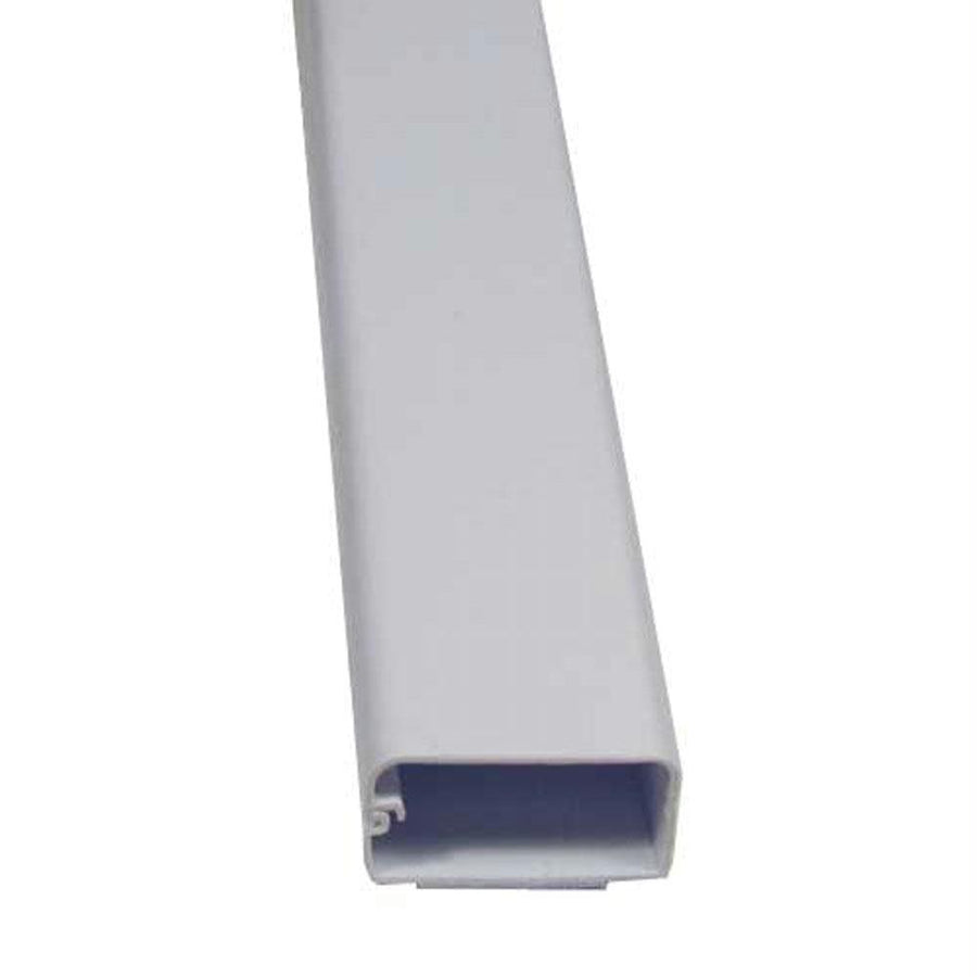 Wire Trak 1-piece Latching Raceway Pvc White  1 1/2inch W X 3/4inch H X 72inch L - 6ft