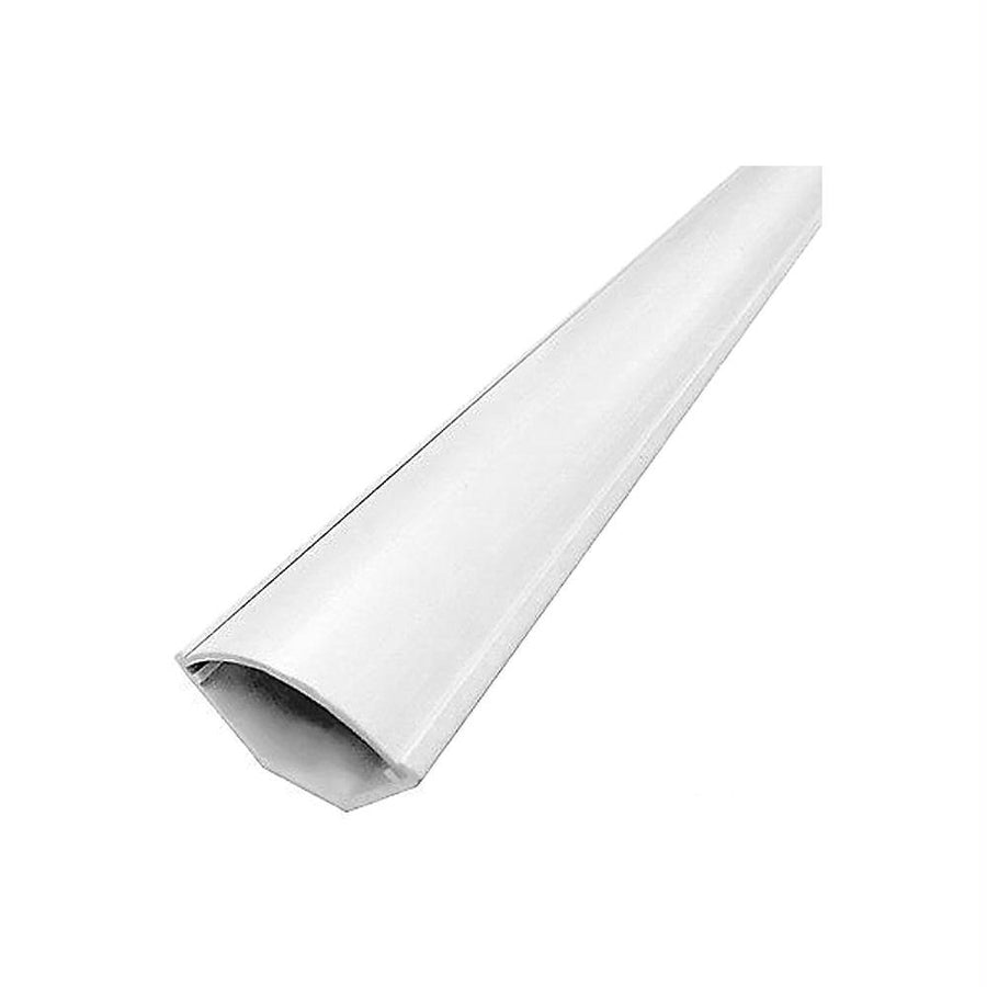 Wire Trak Corner Duct Raceway Fe0201150cd-w 2-3/16inch - 6ft, White