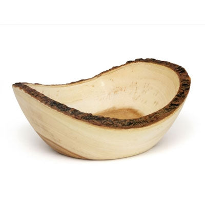 Acacia Bark Oval Bowl