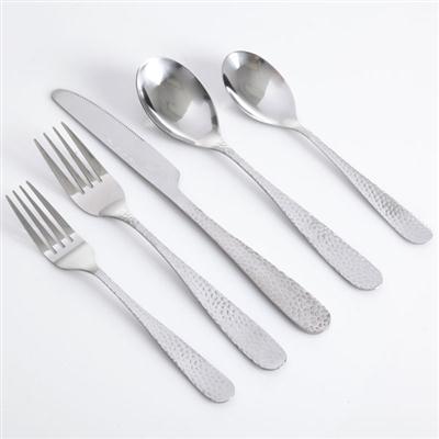 GH Hammered Flatware 46pc Set