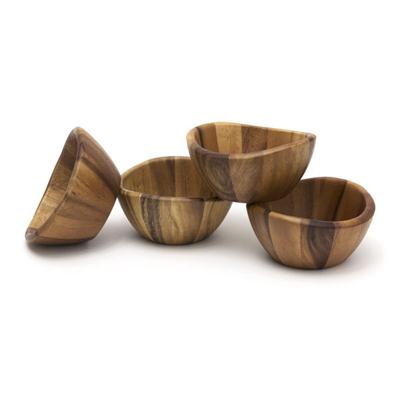 Acacia Set 4 Wavy Bowls