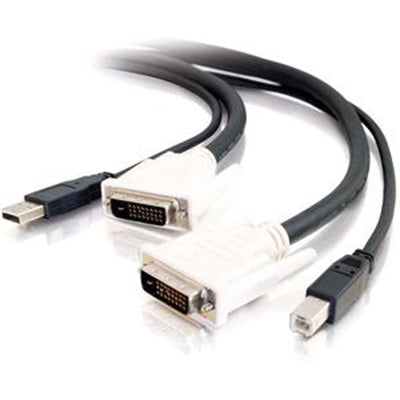 10' 2in1 DVI USB A/b Kvm  Fd