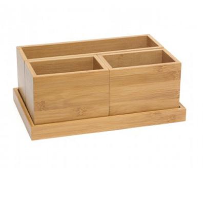 Bamboo Organizer 4 Piece