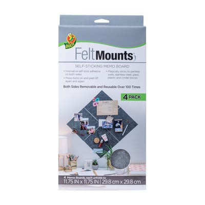Duck Brand FeltMounts Self-S
