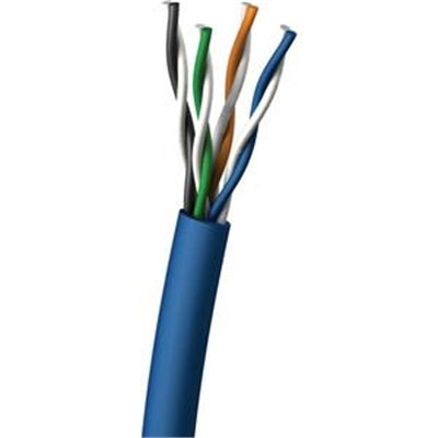 1000' Cat5e Pvc Cable Blue