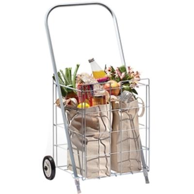 2 Wheel Small Tote Cart Wht  F