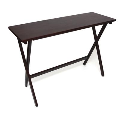 Folding Buffet Table Espresso