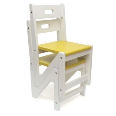 Kid ZigZag Chairs 2pk Yellow