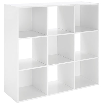 9 Section Cube Organizer White
