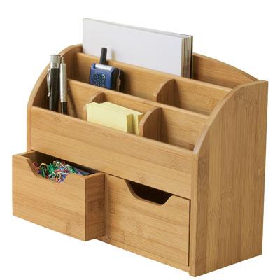 Bamboo Desk Organizer