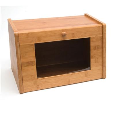 Bamboo Bread Box with Window