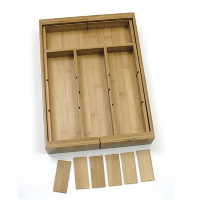 Bamboo Drawer Organizer 6pc