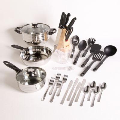 GH Lybra SS Cookware Set 32pc