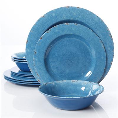 SC Mauna Melamine DW Blue 12pc