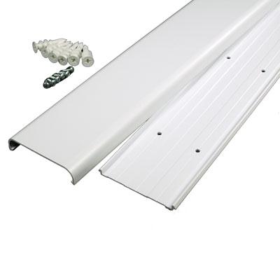 WM Flt Scrn TV Cord Cover Wht