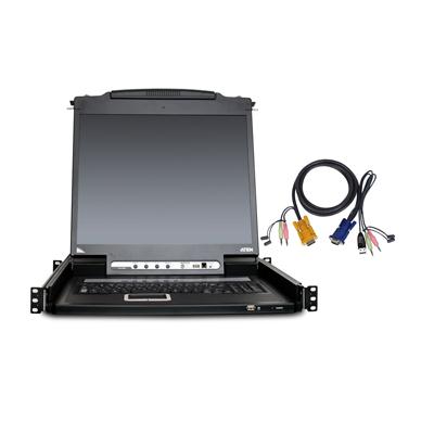 8 Port LCD KVM Console Kit