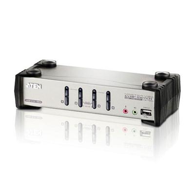 4 Port KVMP Switch w USB Hub