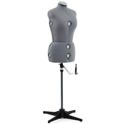 Adjustab Med Lg Dress Form Gry