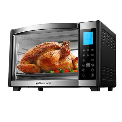 6 Slice Toaster Oven Black
