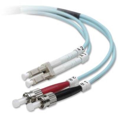 OM3 LO Aqua FibrOpt Cbl 3M