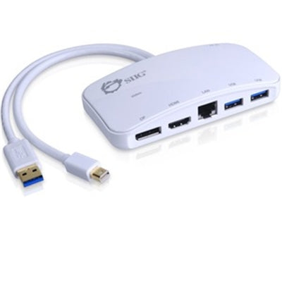 MiniDP Video Dock wUSB 3.0 Wht