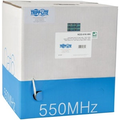 1000' Cat6 Bulk Cable White Fd
