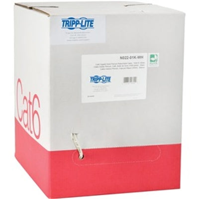 1000' Cat6 Bulk Cable White Fd