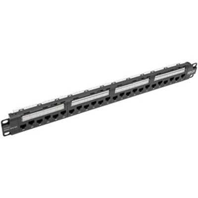 24port Cat6a Cat5e Patch Panel