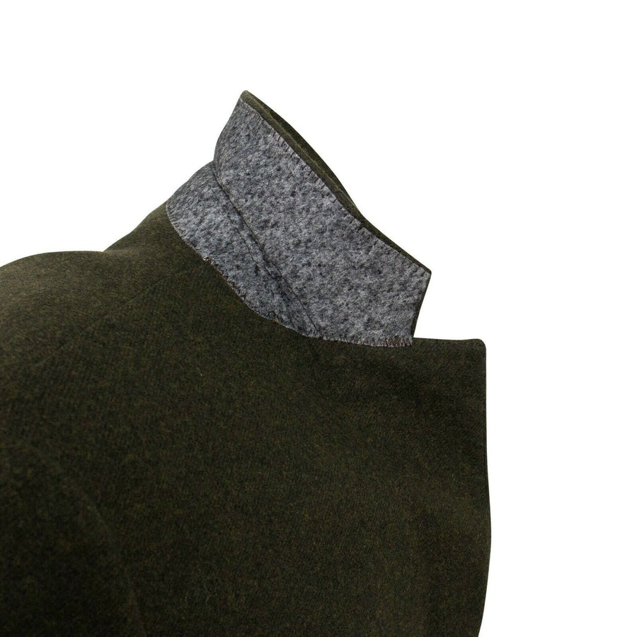 Drop 6 3 Roll 2 Button Wool Sport Coat - Green