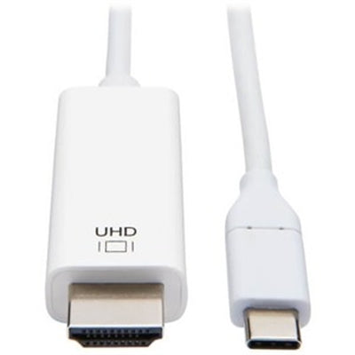 USB C HDMI Adapter White 3ft
