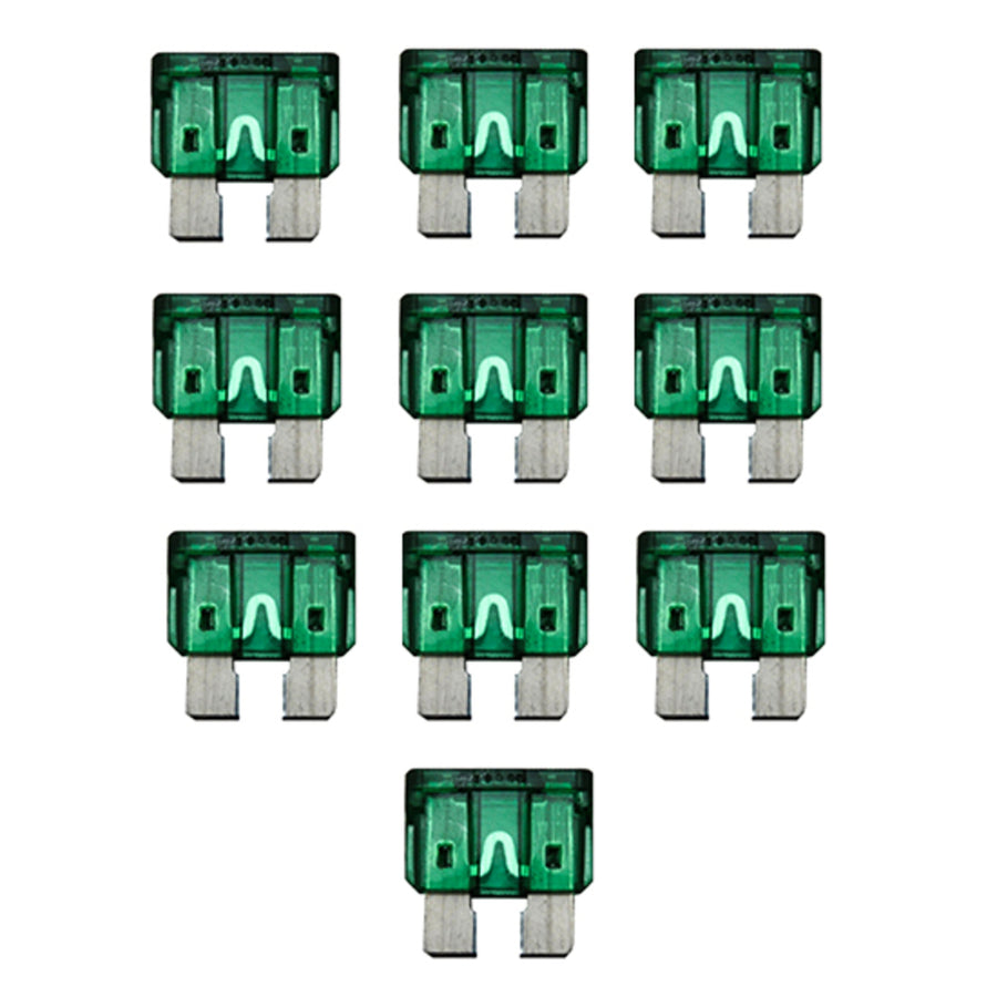 Minif30 10 Pack Mini Fuses Atm 30 Amp Automotive 30a