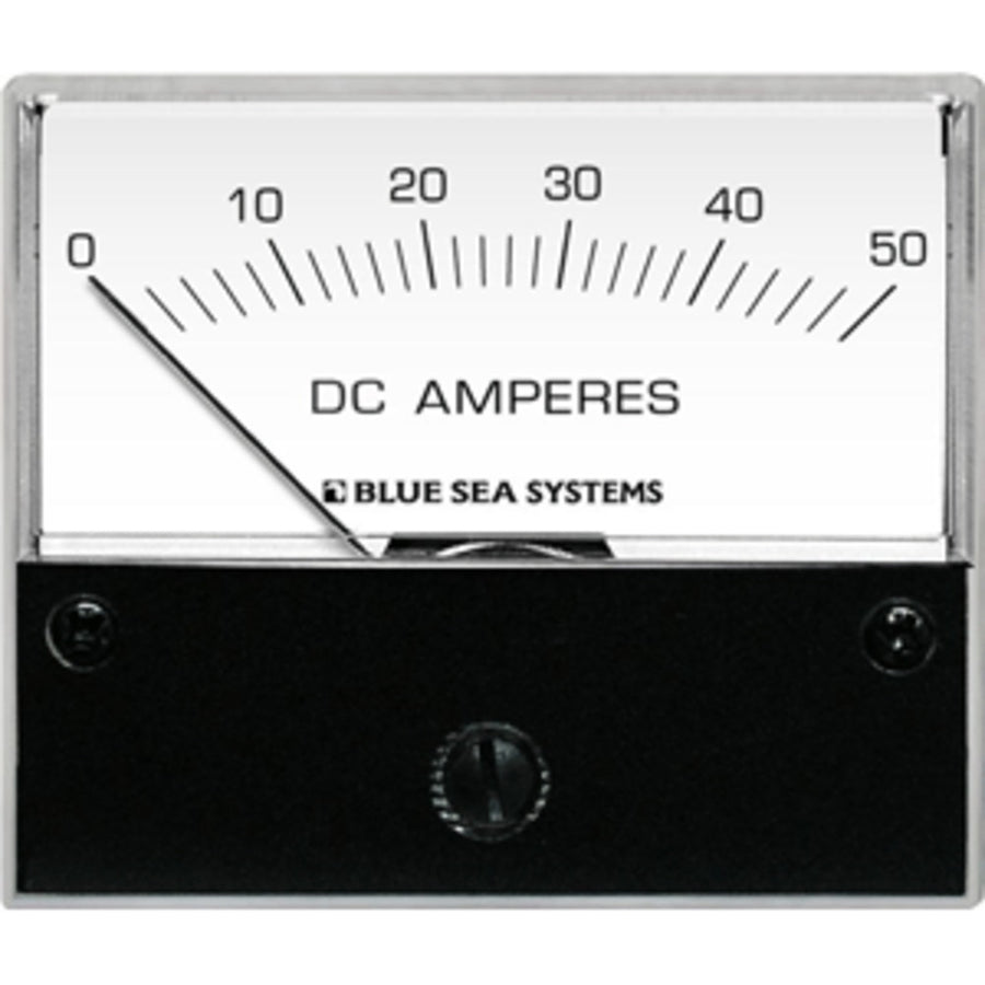 Blue Sea 8022 Dc Analog Ammeter - 2-3/4 Face, 0-50 Amp Dc